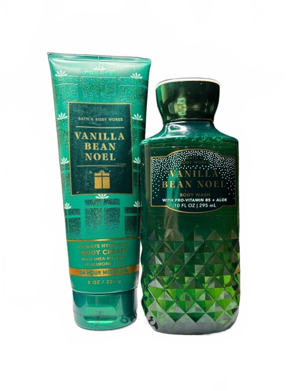 Bath & Body Works Vanilla Bean Noel Body Lotion + Wash Set Caramel Sugar Cookie